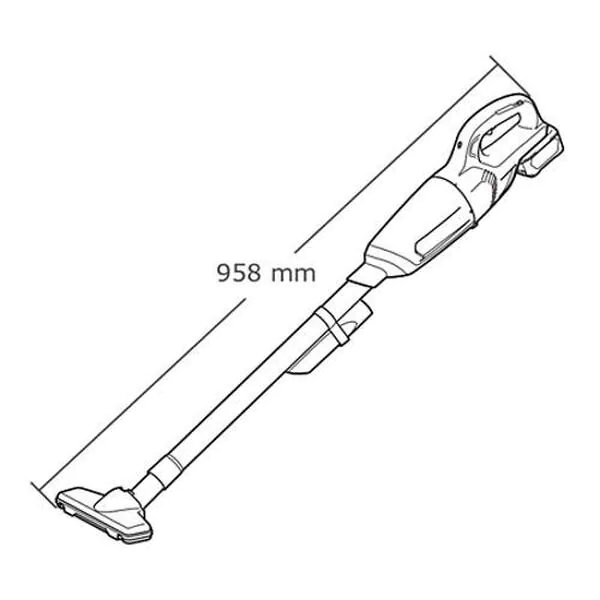 Аккумуляторный пылесос Makita CL 106 FDWY