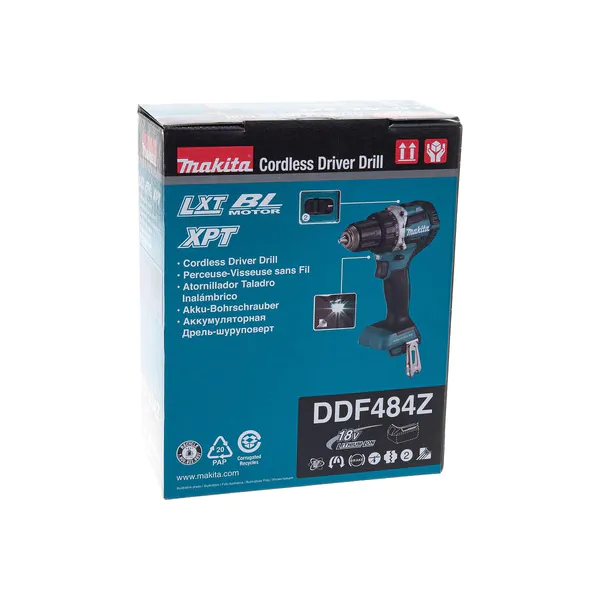 Аккумуляторная дрель-шуруповерт Makita DDF484Z