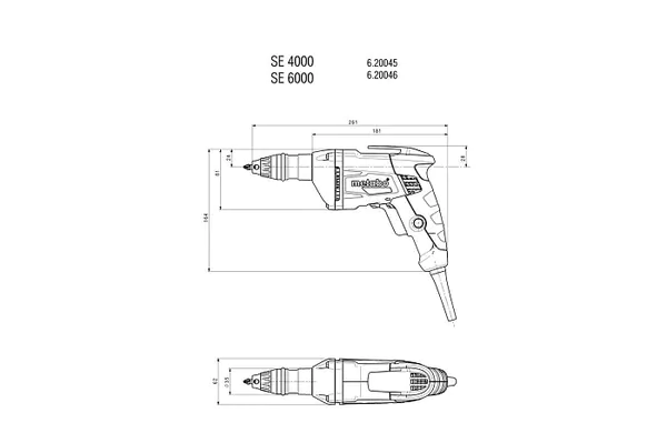 Шуруповерт Metabo SE 4000 620045000