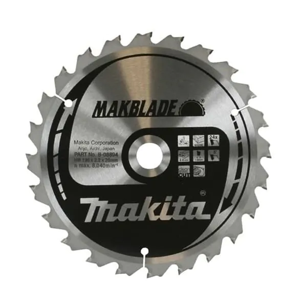 Диск пильный по дереву Makita Makblade 260*30/15,88*2,3*60T B-29240