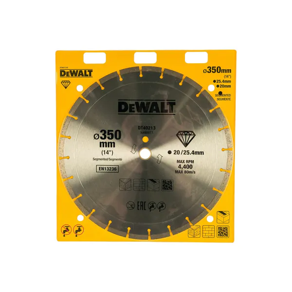 Диск алмазный DeWalt 350*25,4/20мм DT40213-QZ