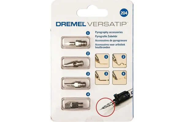 Набор насадок для пирографии Dremel 4шт 26150204JA