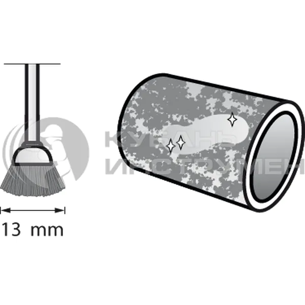 Щетка стальная Dremel 442 13мм 26150442JA