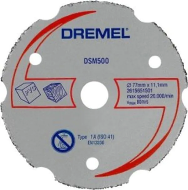 Диск отрезной карбидный Dremel  для пилы DSM20  2615S500JA