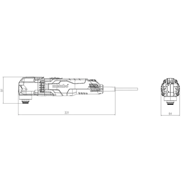 Мультитул Metabo MT 400 Quick 601406000