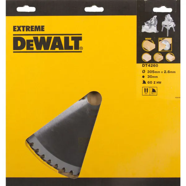 Диск пильный по дереву DeWalt 305/30 1.8/2.6 60 WZ-5° DT4260-QZ