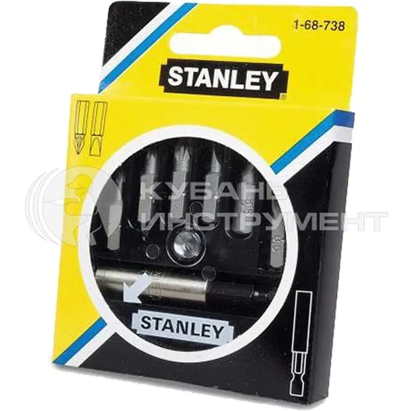 Набор бит Stanley  6шт  + держатель 1-68-738