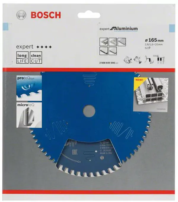 Диск пильный Bosch EXP AL 165*20*52T 2608644095