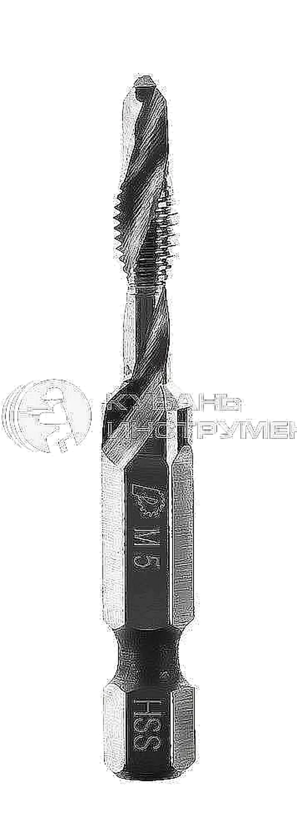 Сверло Практика метчик М5 шаг 0,8мм длина 54мм хвостовик Hex 1/4' 774-986