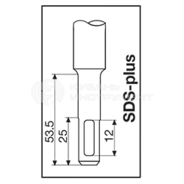 Бур Milwaukee SDS-plus MX4 6*100*165мм 4932352012