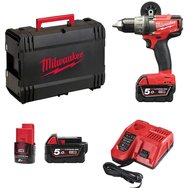 Аккумуляторная дрель-шуруповерт Milwaukee M18 FDD-502X Fuel II 4933451064