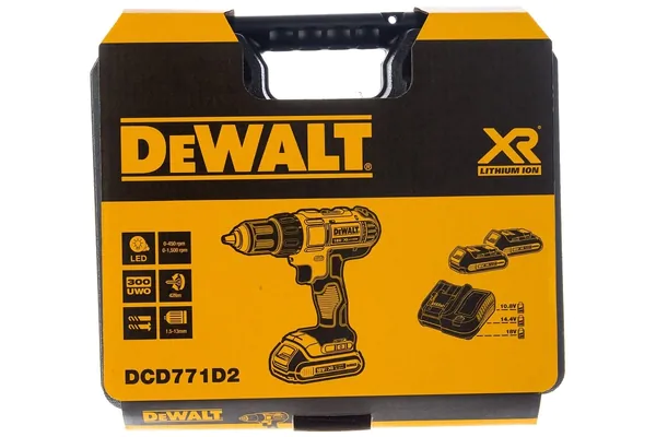 Аккумуляторная дрель-шуруповерт DeWalt DCD771D2-KS