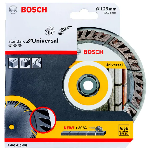 Круг алмазный отрезной Bosch Stf Universal 125-22.23 2608615059