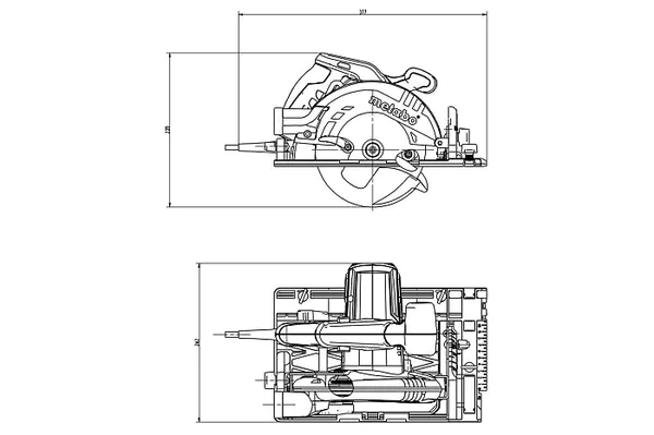 Пила дисковая Metabo KS 55 FS 600955500