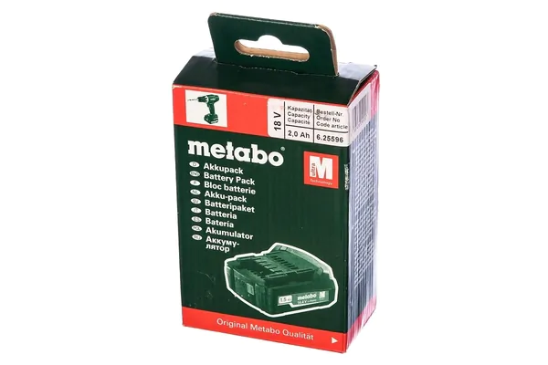 Аккумулятор Metabo Li-Power 18В 2.0Ач 625596000