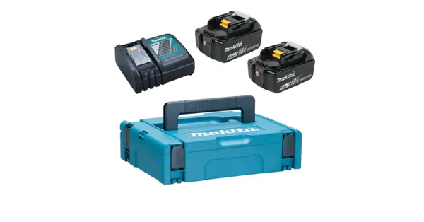 Аккумуляторный набор Makita  Аккумулятор 18В 6 А*ч Li-ion + ЗУ DC18RC в кейсе MakPac  198118-0