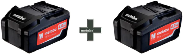 Аккумулятор Metabo Li Power 18В 4Ач 2шт T03460