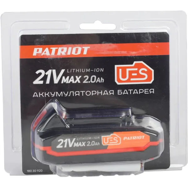 Аккумулятор Patriot PB BR 21V(Max) Li-ion 2,0Ач Pro UES 180301120