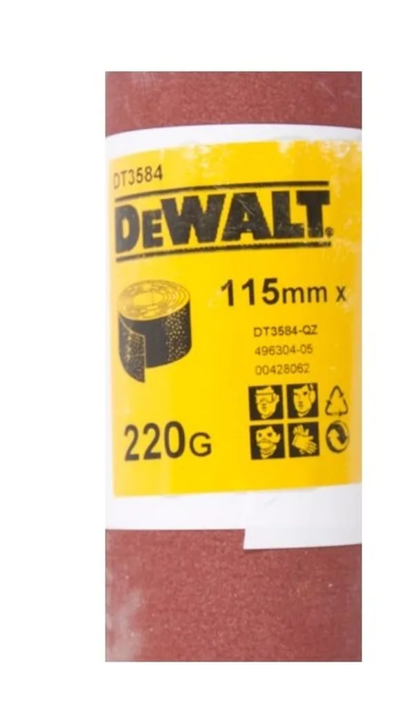 Шлифлисты DeWalt 5м*115мм 220G DT3584-QZ