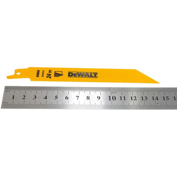 Полотно для сабельной пилы по металлу DeWalt S922AF 152*1,1 (5шт) DT2385-QZ