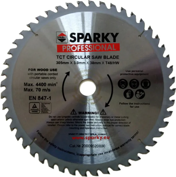 Диск пильный Sparky 305*3,0*30 T48 20009520800