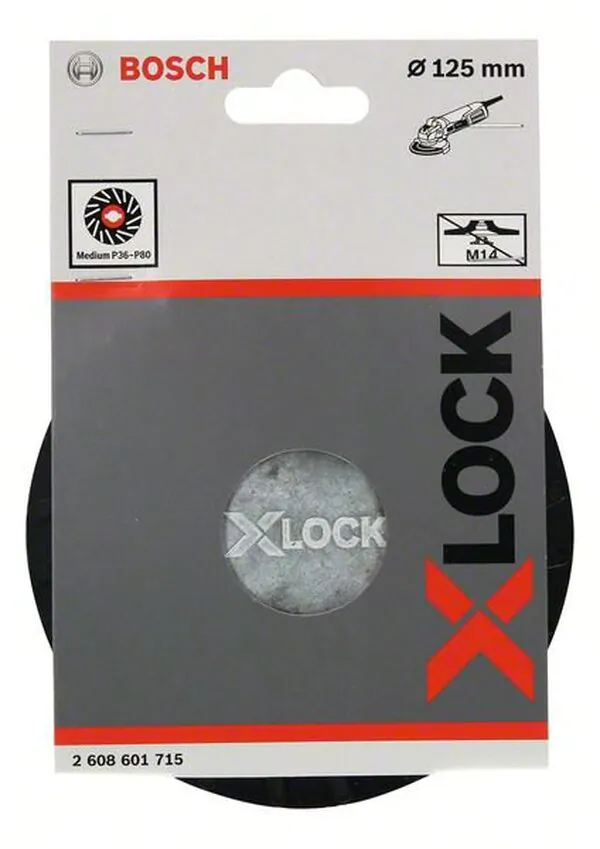 Тарелка опорная Bosch X-LOCK средняя 125мм 2608601715