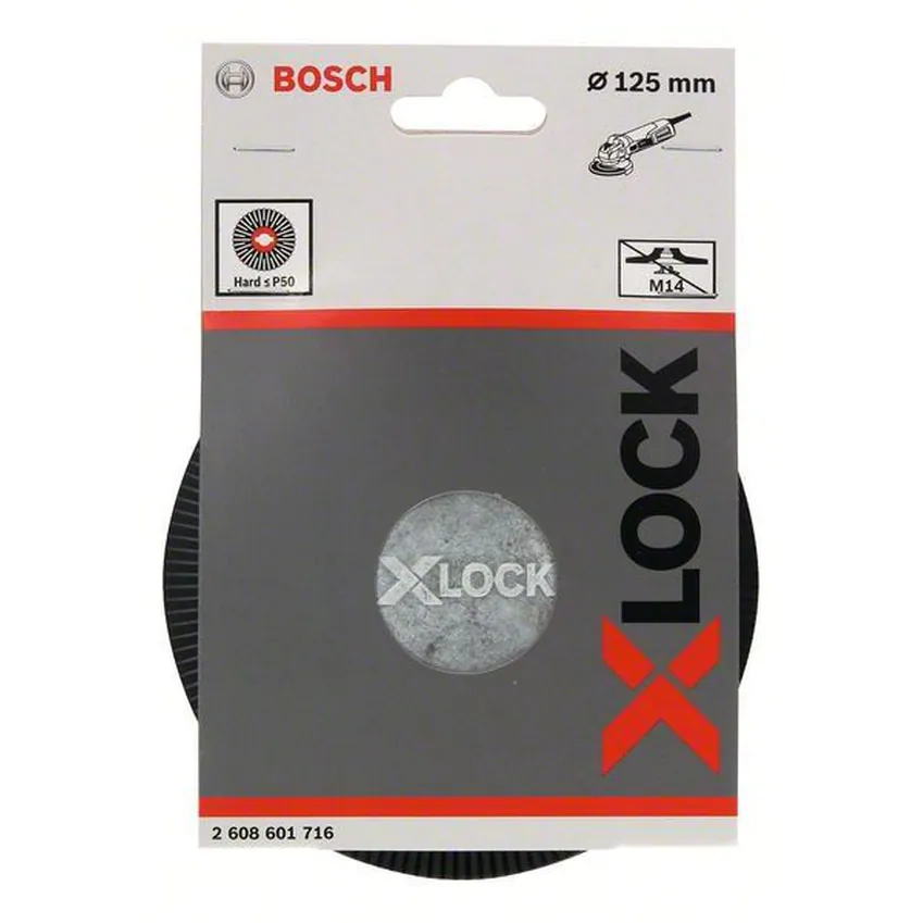 Тарелка опорная Bosch X-LOCK грубая 125мм 2608601716