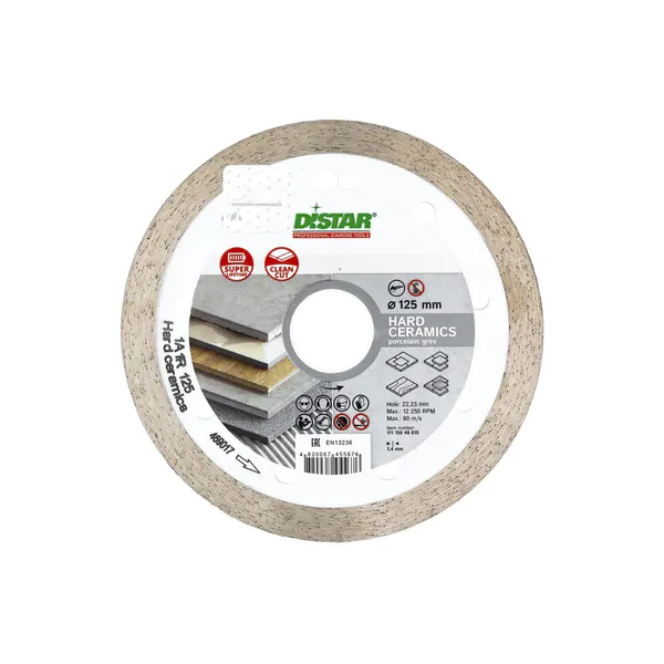 Диск алмазный Distar Hard Ceramics 1A1R 125*1.4*10*22.225 11115048010