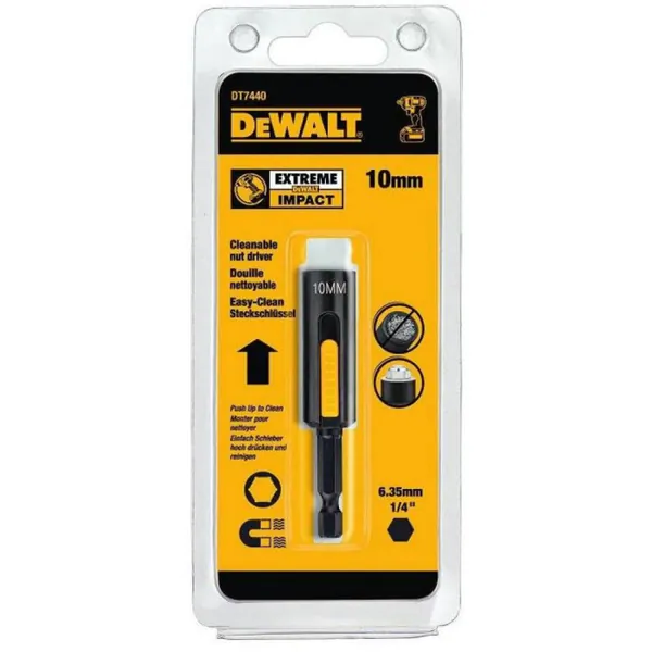 Головка торцевая DeWalt 10мм Easy Clean DT7440-QZ