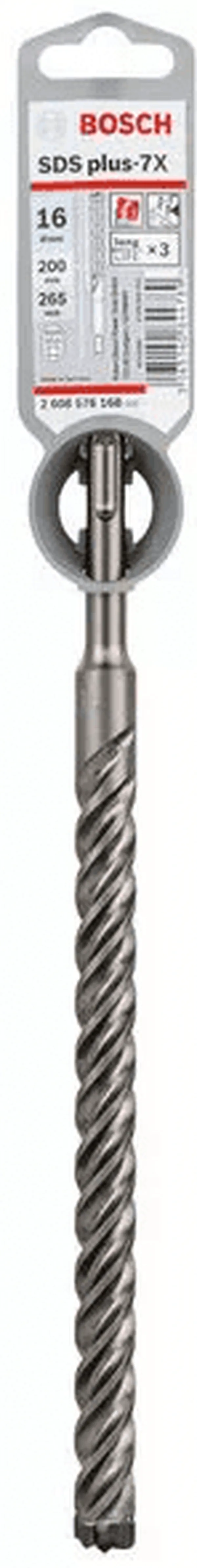 Бур Bosch SDS-plus-7X 16*200*265 Carbide 2608576168