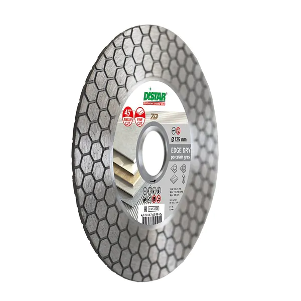 Диск алмазный Distar Edge Dry 1A1R 125*1,6/1,2*25*22,23 11115537010