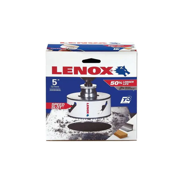 Коронка биметаллическая Lenox T2 80L 5 127мм 1/BX 3008080L