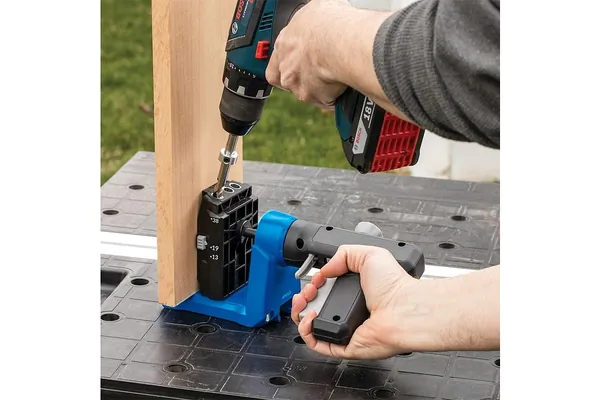 Кондуктор для сверления Kreg Pocket-Hole Jig 520 (в комплекте с клещами) KPHJ520PRO-INT