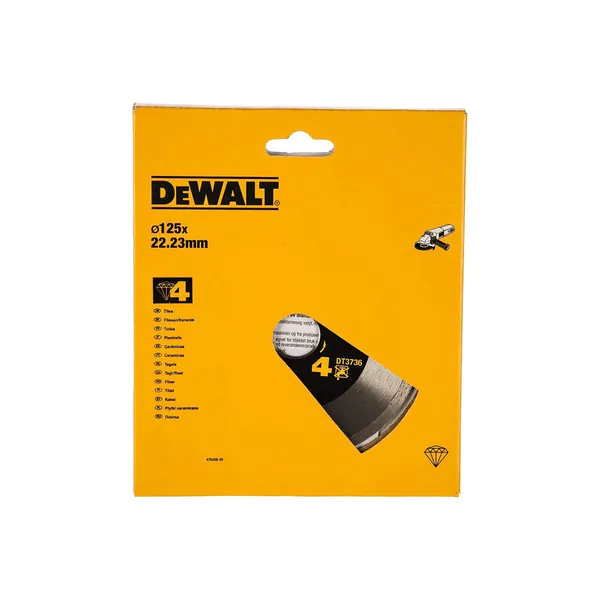 Диск алмазный DeWalt 125*22,2мм DT3736-XJ