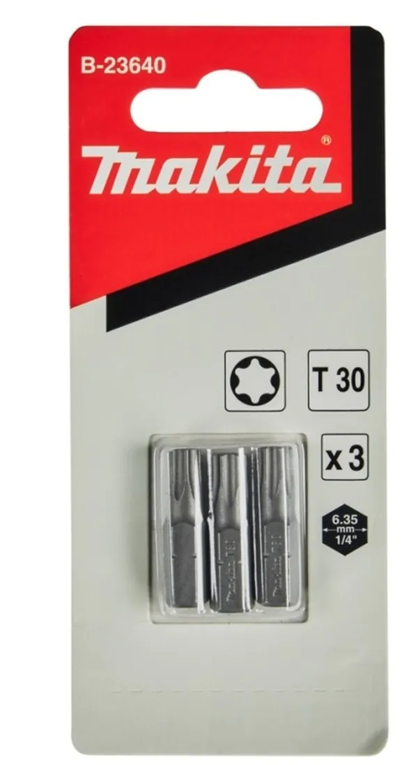 Насадка Makita T30 C-form 25мм 3шт B-23640