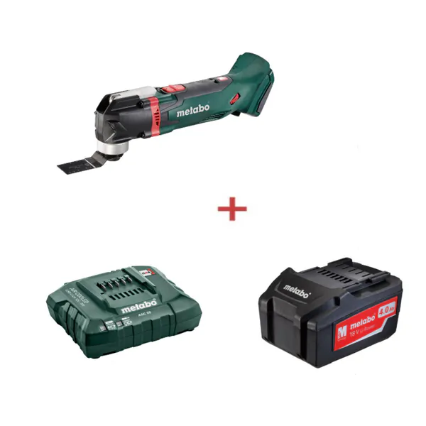 Аккумуляторный мультитул Metabo MT 18 LTX Compact 613021860 + Акк. Metabo 18 В 4.0 Ач L-Ion 321000480 + З/У Metabo ASC 55 230V EU 316067880