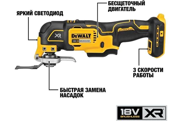 Аккумуляторный мультитул DeWalt DCS356E1T-XJ без ЗУ