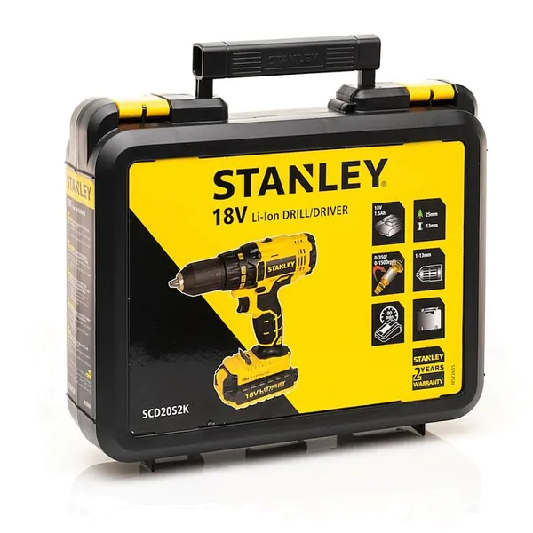 Аккумуляторный набор Stanley SCD20S2KRES (SCD20S2K+STSC1820)