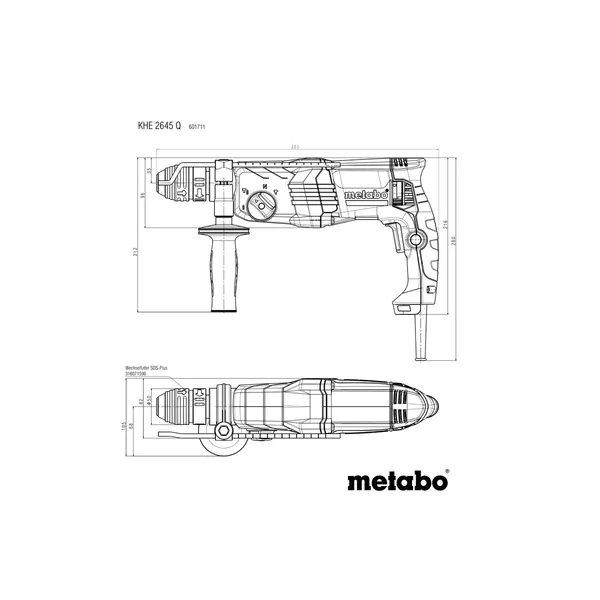 Перфоратор Metabo KHE2645Q 01711500