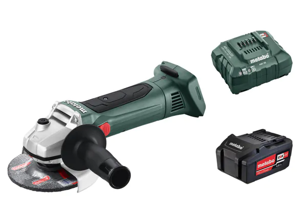 Аккумуляторная угловая шлифовальная машина Metabo W 18 LTX 1х4,0 Ач T04155