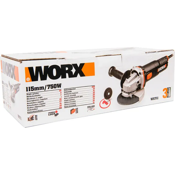 Угловая шлифовальная машина WORX WX711