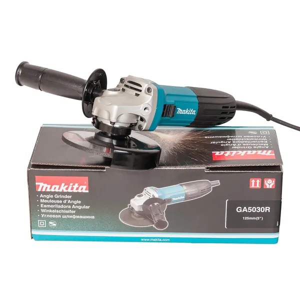 Угловая шлифовальная машина Makita GA 5030R антирестарт