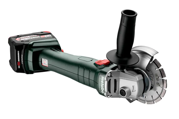 Аккумуляторная угловая шлифовальная машина Metabo W 18 L 9-125  2*4Ач 602247510