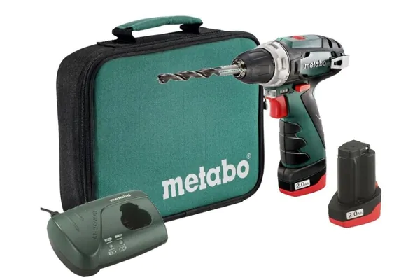 Аккумуляторная дрель-шуруповерт Metabo PowerMaxx BS  сумка  600079550