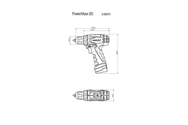 Аккумуляторная дрель-шуруповерт Metabo PowerMaxx BS (сумка) 600079550