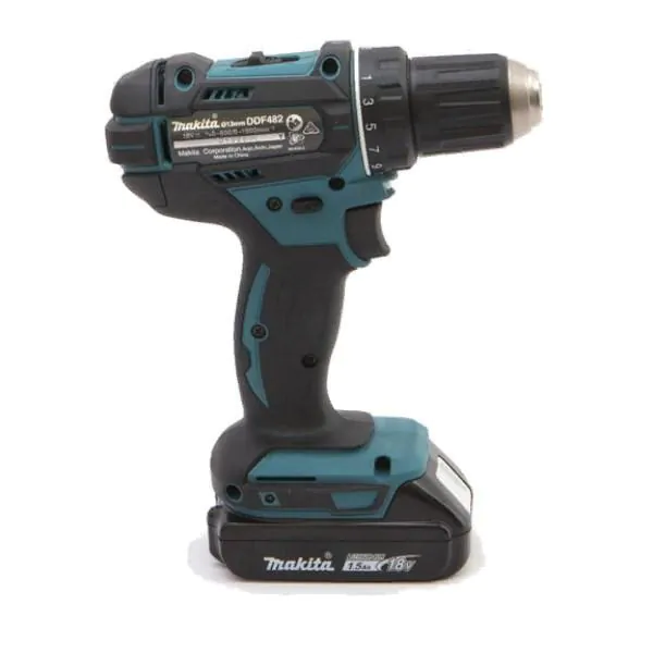 Аккумуляторная дрель-шуруповерт Makita DDF482SYE