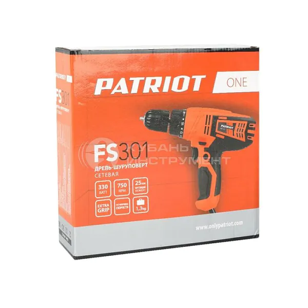 Дрель-шуруповерт сетевая Patriot FS 301 120301403