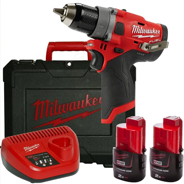 Аккумуляторная дрель-шуруповерт Milwaukee M12 FDD-202X Fuel 4933459816