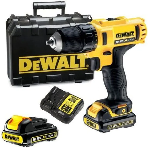 Аккумуляторная дрель-шуруповерт DeWalt DCD710C2P-KS