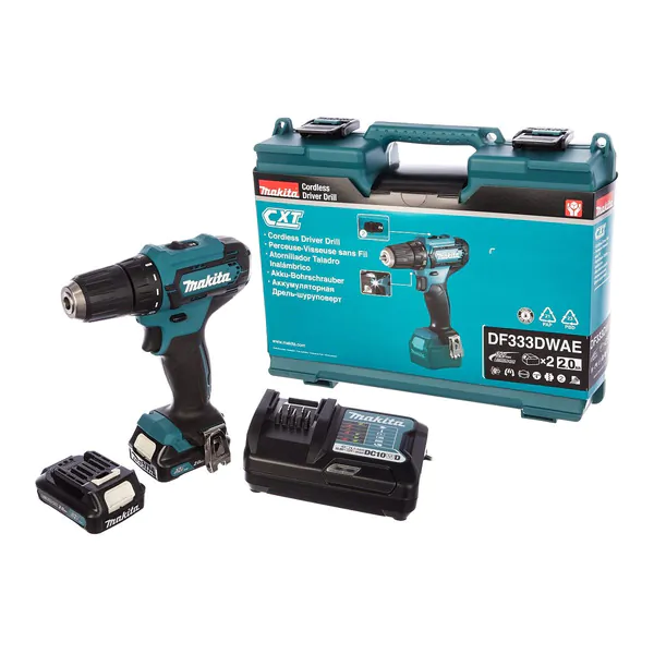 Аккумуляторная дрель-шуруповерт Makita DF333DWAE